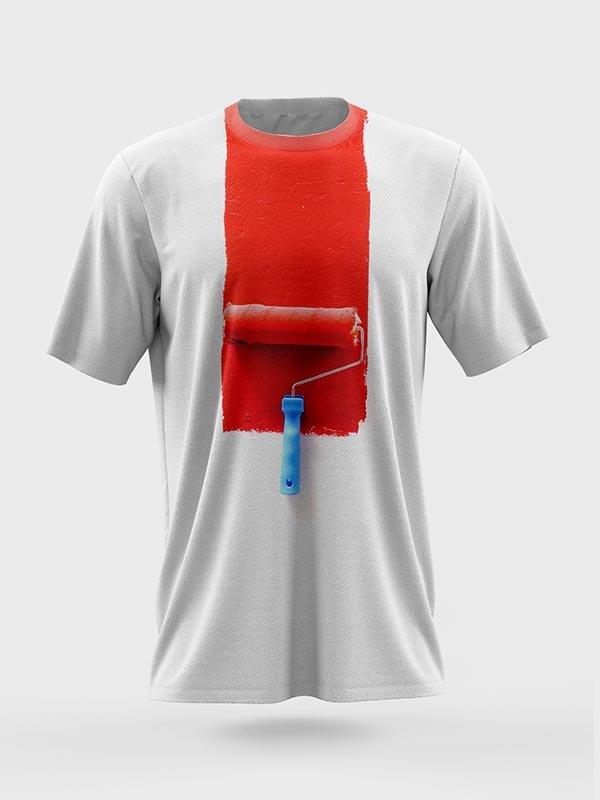 sample red shirt